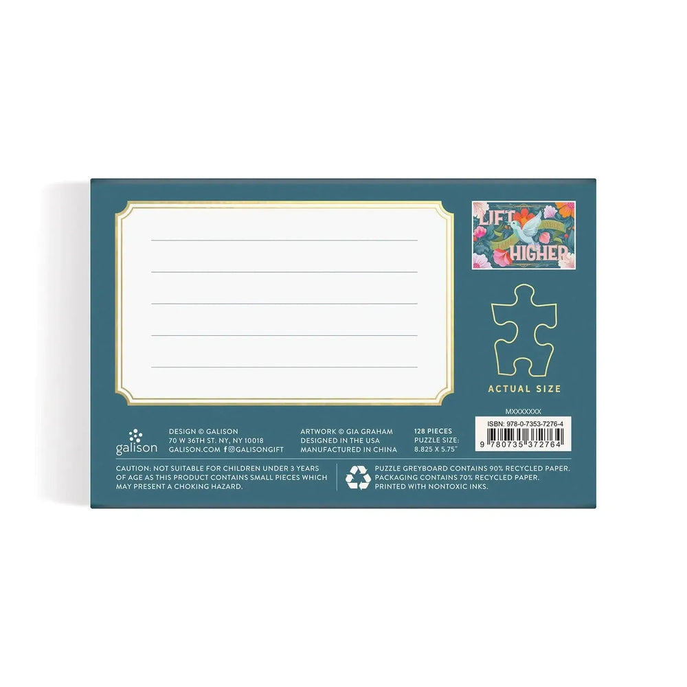 Lift Each Other Higher 128 Piece Matchbox Mini Jigsaw Puzzle Galison (ONLINE ORDER ONLY)