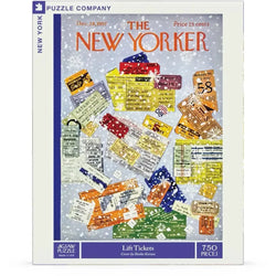 Lift Tickets The New Yorker 750 Piece Jigsaw Puzzle NYPC (ONLINE ORDER ONLY)