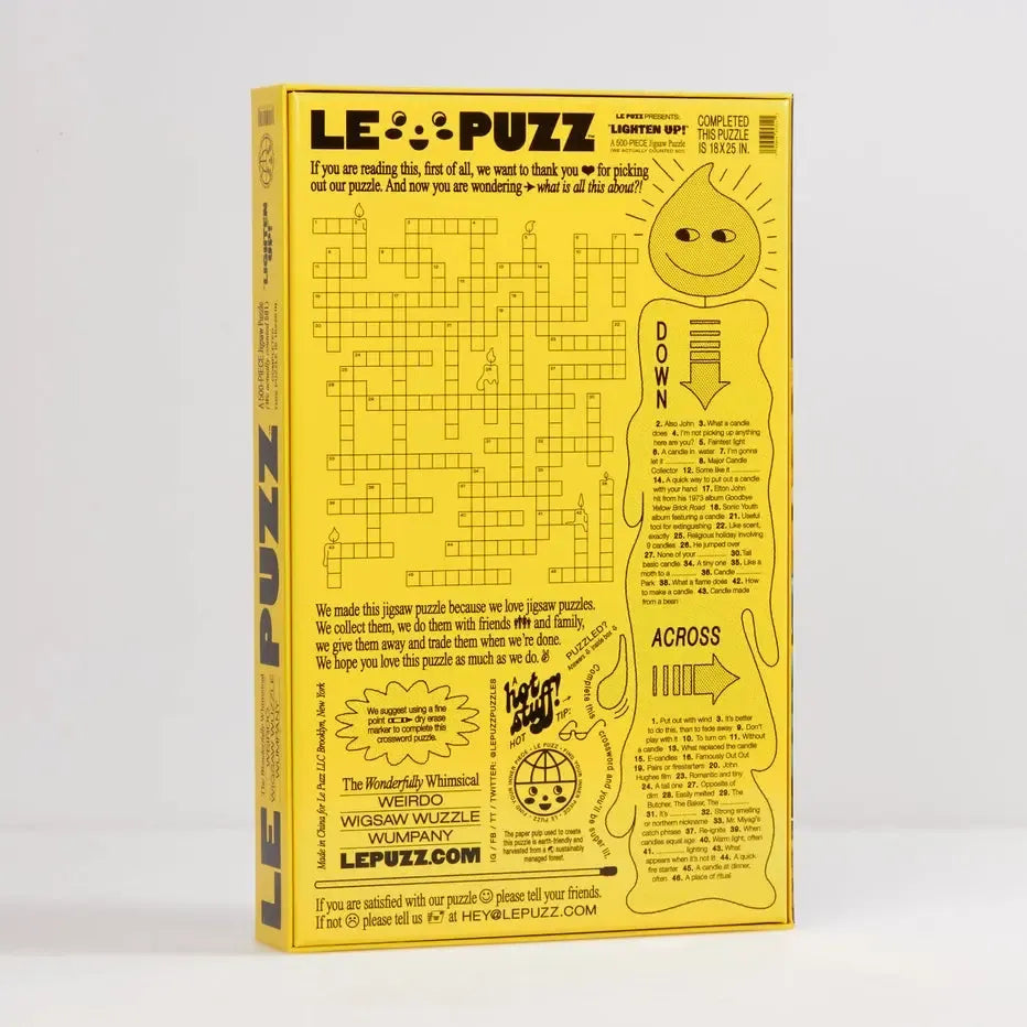 Lighten Up 500 Piece Jigsaw Puzzle Le Puzz (ONLINE ORDER ONLY)