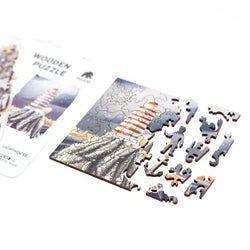 Lighthouse 40 Piece Mini Wooden Jigsaw Puzzle Geek Toys