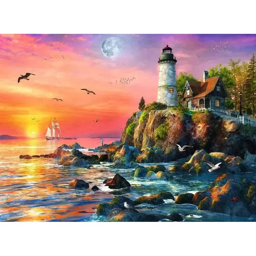 Lighthouse at Sunset 500 Piece Jigsaw Puzzle Ravensburger (ONLINE ORDER ONLY)
