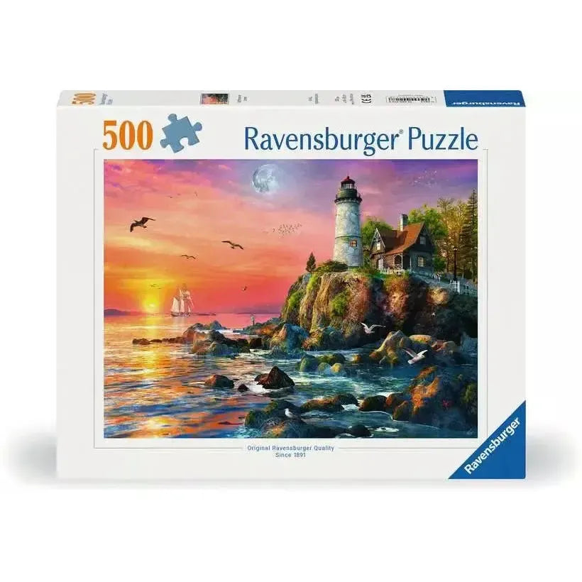 Lighthouse at Sunset 500 Piece Jigsaw Puzzle Ravensburger (ONLINE ORDER ONLY)