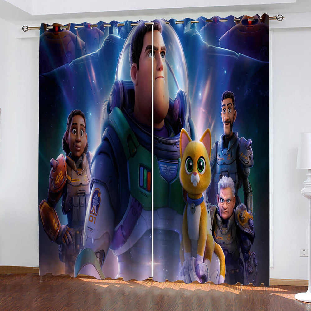 Lightyear Curtains Cosplay Blackout Window Drapes (Online Order Only)