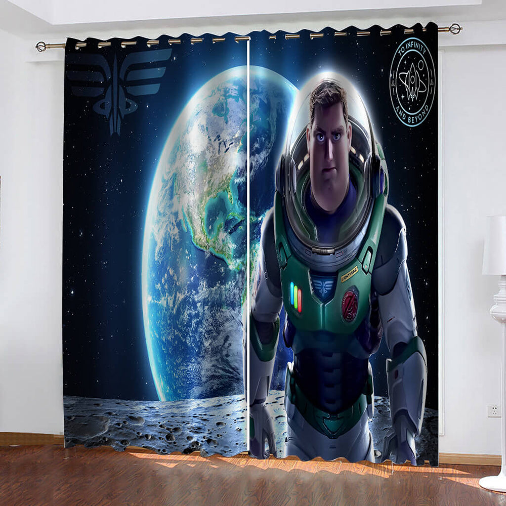 Lightyear Curtains Cosplay Blackout Window Drapes (Online Order Only)