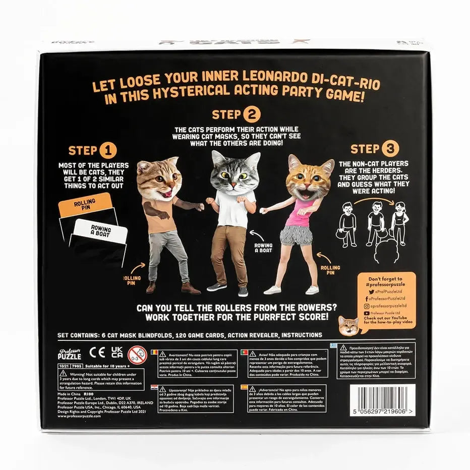 Like Herding Cats - Hysterical Acting Charades Party Game - Professor Puzzle (ONLINE ORDER ONLY)
