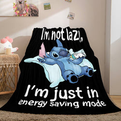 Lilo Stitch 2: Stitch Has A Glitch Flannel Fleece Blanket (Online Order Only)