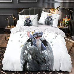 Lilo & Stitch 2025 Bedding Set Pattren Quilt Duvet Cover Without Filler (Online Order Only)