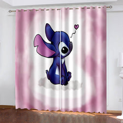 Lilo & Stitch Curtains Blackout Window Drapes (Online Order Only)