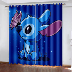 Lilo & Stitch Curtains Blackout Window Drapes (Online Order Only)