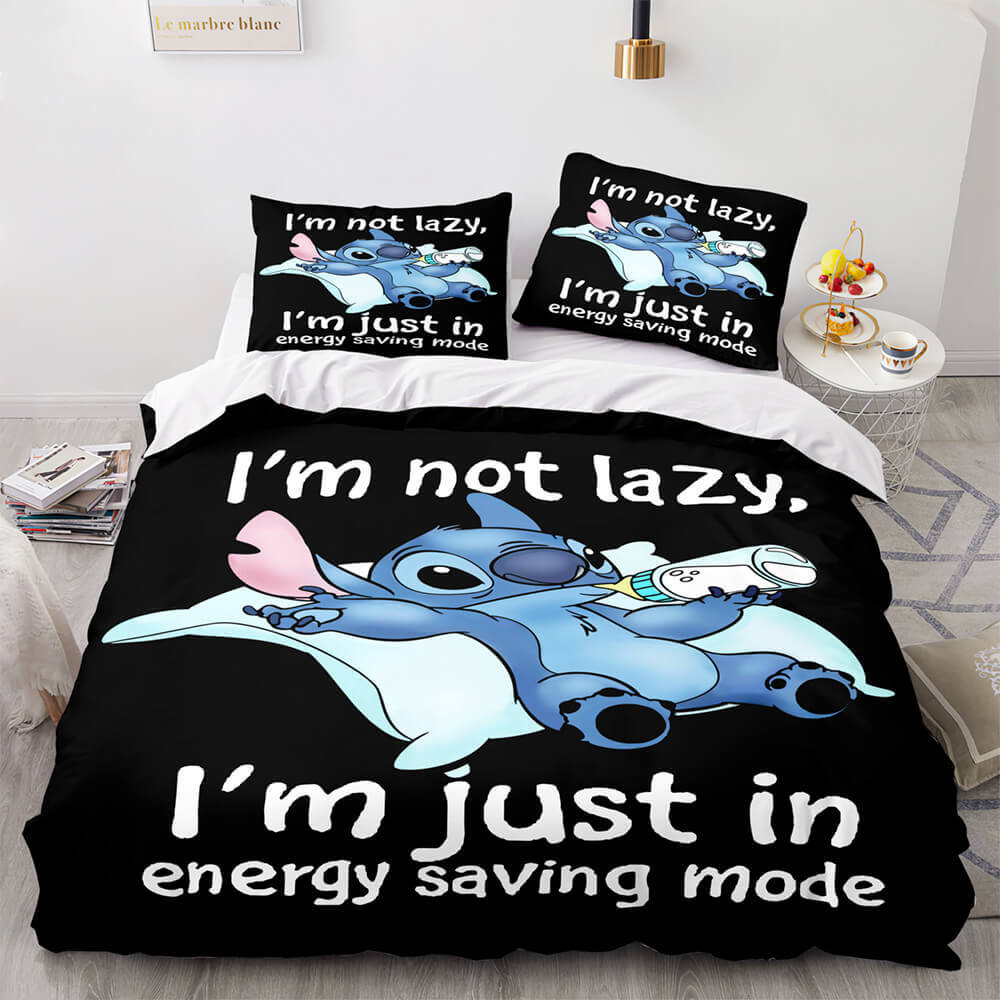 Stitch Bed Set Quilt Cover Pillowcase Stitch Bedding Without Filler (Online Order Only)
