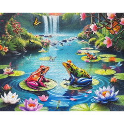 Lily Pond Paradise 1000 Piece Jigsaw Puzzle Springbok (ONLINE ORDER ONLY)