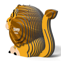 Lion 3D Cardboard Model Kit Eugy (ONLINE ORDER ONLY)