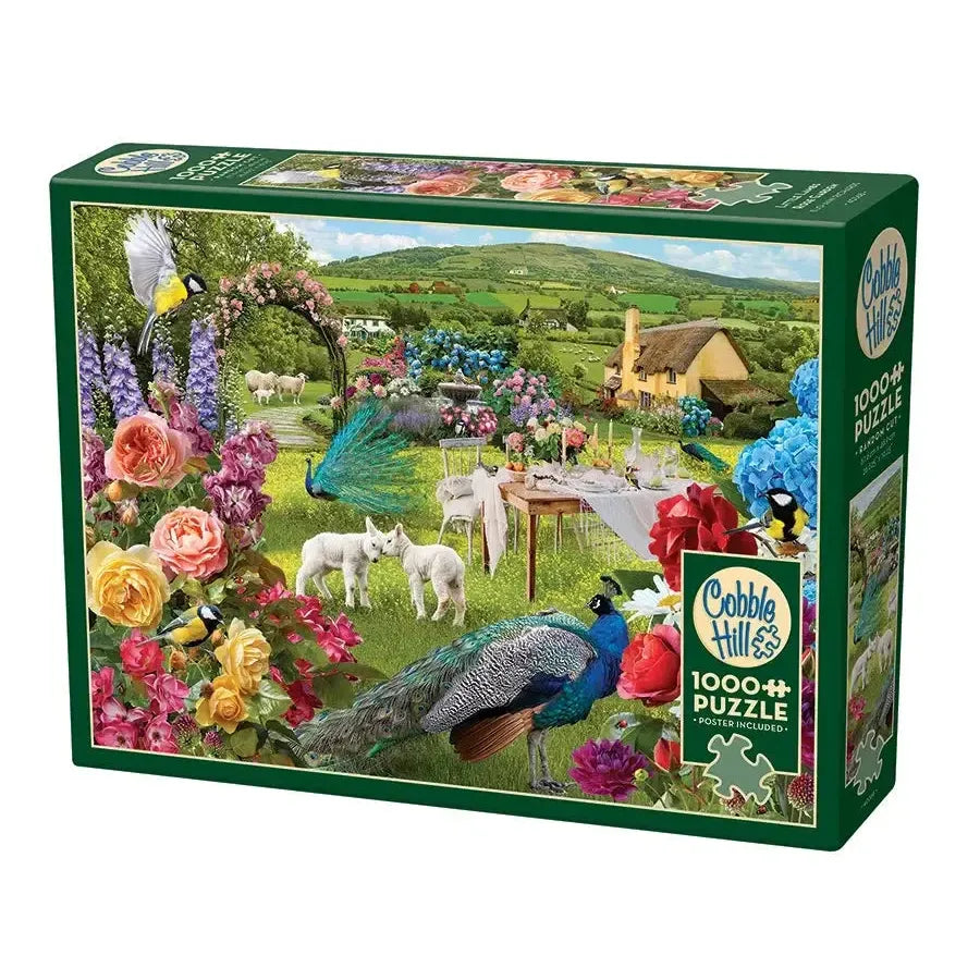 Little Lambs Rose Garden 1000 Piece Jigsaw Puzzle Cobble Hill (ONLINE ORDER ONLY)