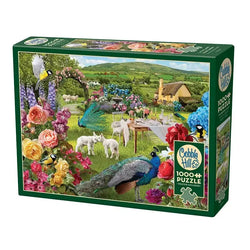 Little Lambs Rose Garden 1000 Piece Jigsaw Puzzle Cobble Hill (ONLINE ORDER ONLY)
