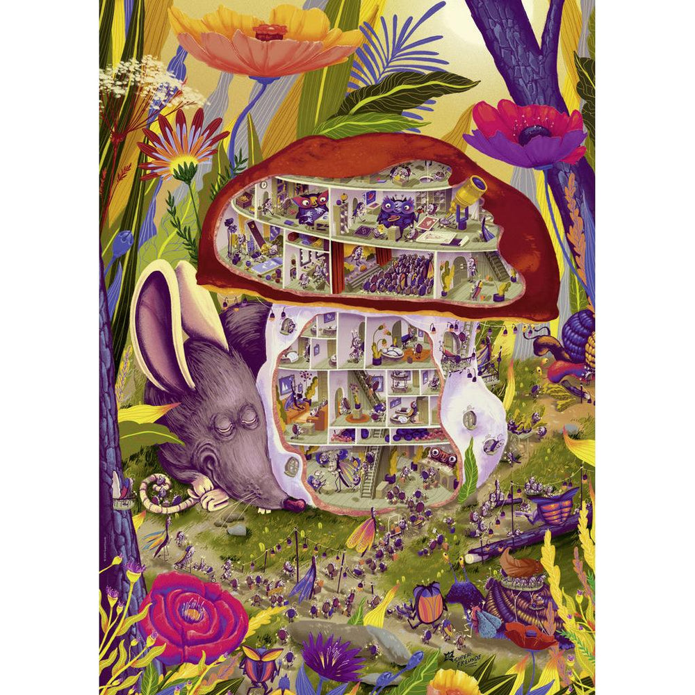 Living Mushroom Super Friends 1000 Piece Jigsaw Puzzle Heye (ONLINE ORDER ONLY)