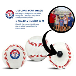 Texas Rangers MLB Baseball - Picture Inside (Online Order Only) (ONLINE ORDER ONLY)