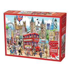 London Calling Doodle Town 1000 Piece Jigsaw Puzzle Cobble Hill (ONLINE ORDER ONLY)
