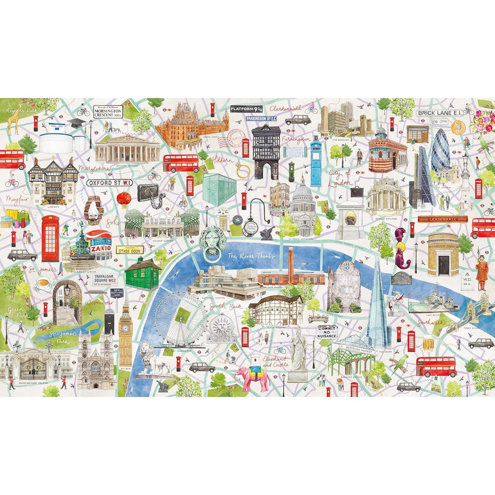 London for Curious Wanderers 1000 Piece Jigsaw Puzzle Kaddo (ONLINE ORDER ONLY)