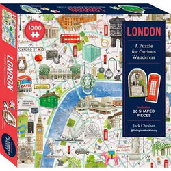 London for Curious Wanderers 1000 Piece Jigsaw Puzzle Kaddo (ONLINE ORDER ONLY)