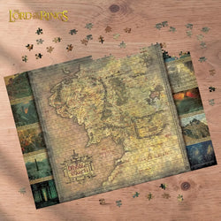 Lord of the Rings Map 1000 Piece Jigsaw Puzzle Aquarius (ONLINE ORDER ONLY)