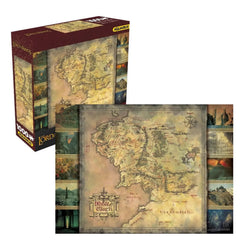 Lord of the Rings Map 1000 Piece Jigsaw Puzzle Aquarius (ONLINE ORDER ONLY)