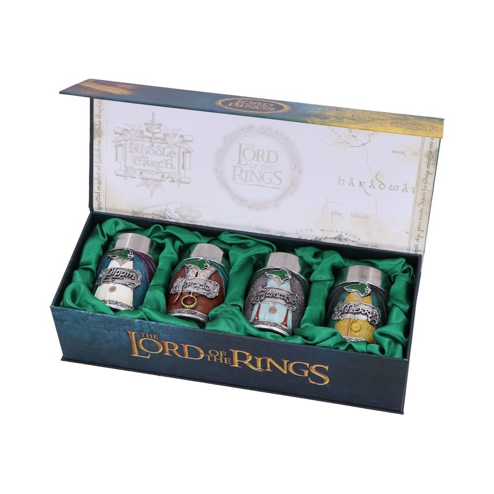 Lord of the Rings Hobbit Shot Glass Gift Set by Nemesis Now (ONLINE ORDER ONLY)