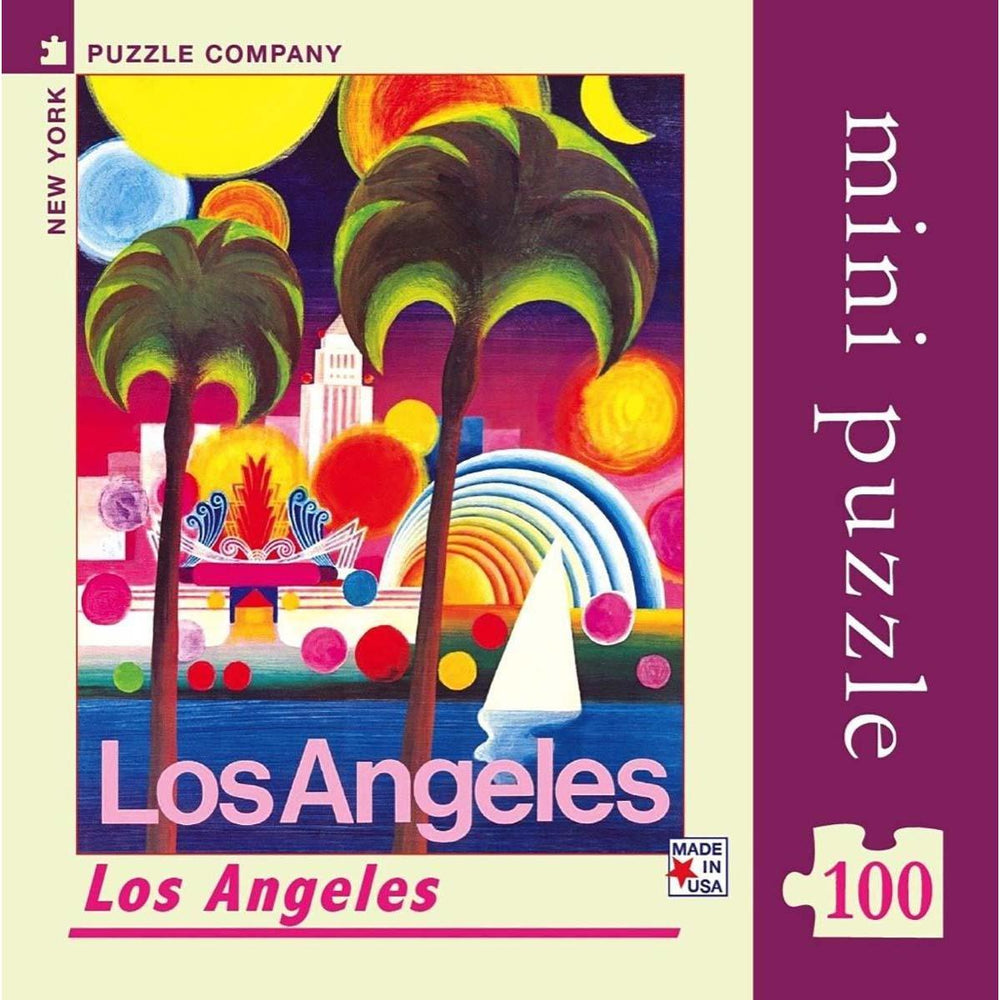 Los Angeles 100 Piece Mini Jigsaw Puzzle NYPC (ONLINE ORDER ONLY)