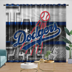 Los Angeles Dodgers Curtains Blackout Window Drapes Room Decoration (Online Order Only)