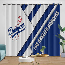 Los Angeles Dodgers Curtains Blackout Window Drapes Room Decoration (Online Order Only)
