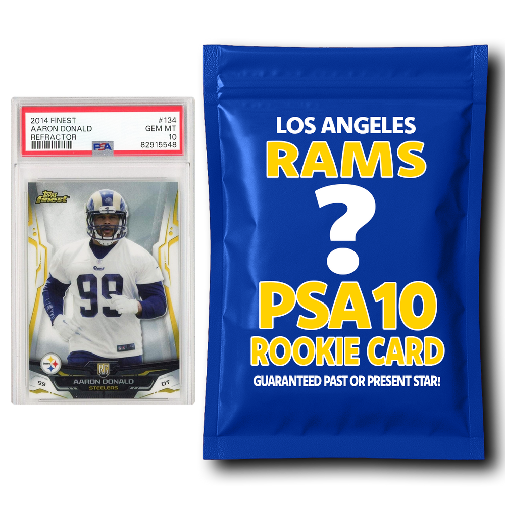 Los Angeles Rams PSA 10 Graded Rookie Card Mystery Pack (ONLINE ORDER ONLY)