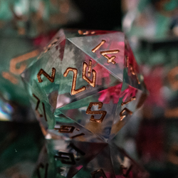 Pre-Order|| Lotus Blossom Sharp-Edged Resin Dice Set