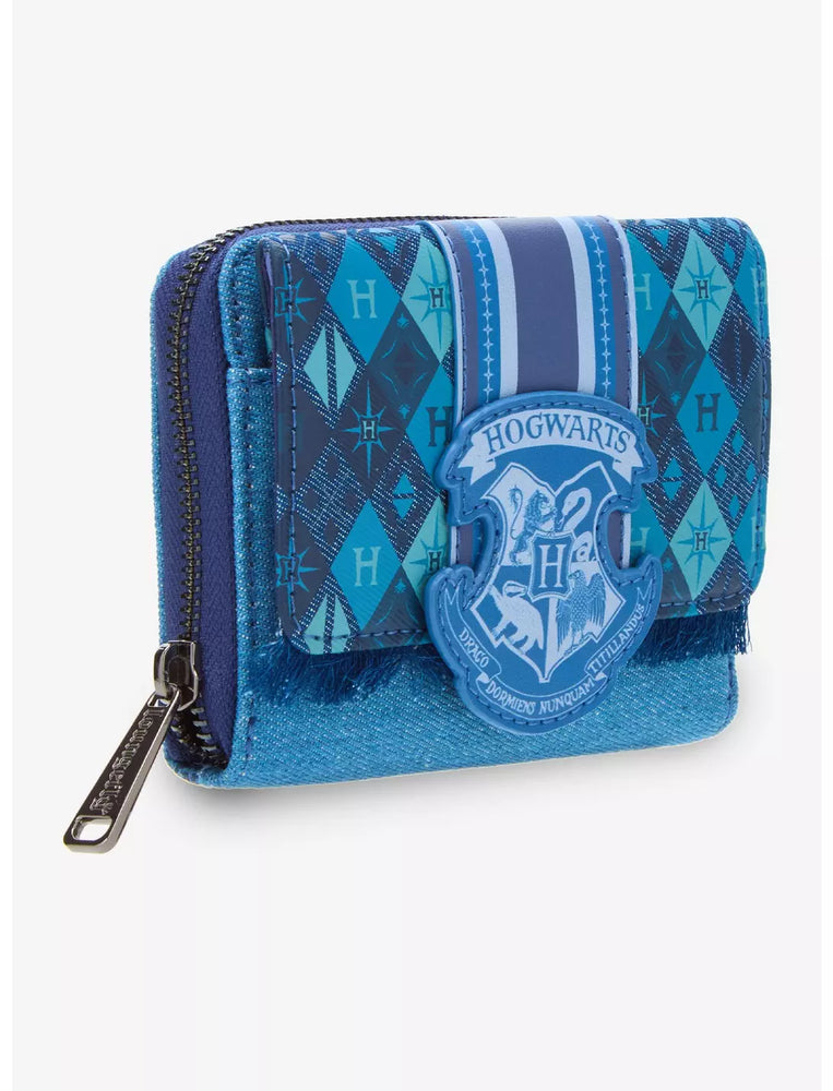 Loungefly Harry Potter Hogwarts Denim Zip-Around Wallet (ONLINE ORDER ONLY)