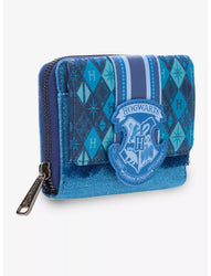 Loungefly Harry Potter Hogwarts Denim Zip-Around Wallet (ONLINE ORDER ONLY)