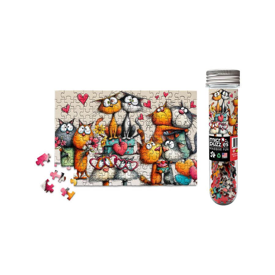 Lovable Cats 150 Piece Mini Jigsaw Puzzle Micro Puzzles (ONLINE ORDER ONLY)