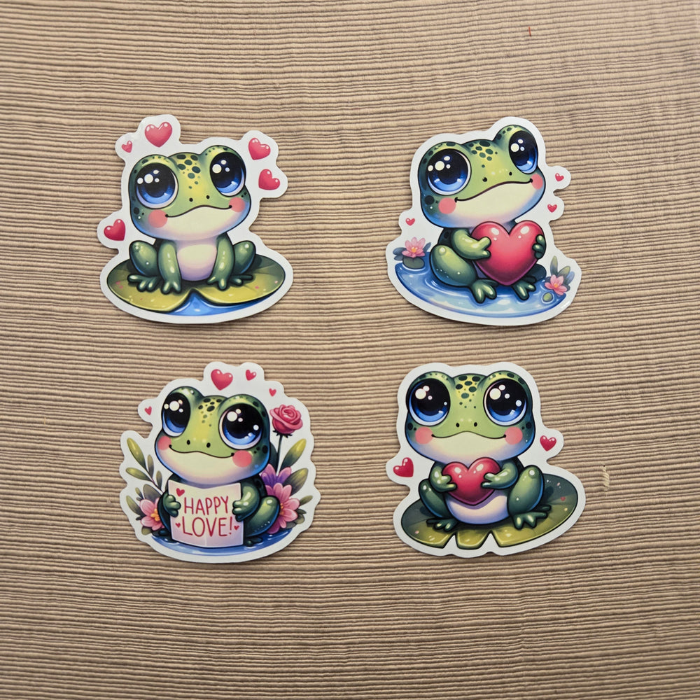 Adorable Love Frog Sticker (ONLINE ORDER ONLY)
