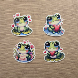 Adorable Love Frog Sticker (ONLINE ORDER ONLY)