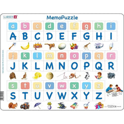 Lower & Upper Case Alphabet 52 Piece Tray Jigsaw Puzzle Larsen (ONLINE ORDER ONLY)