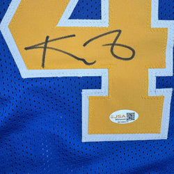 Autographed/Signed Kevin Garnett Blue Farragut High School Basketball Jersey Beckett BAS COA