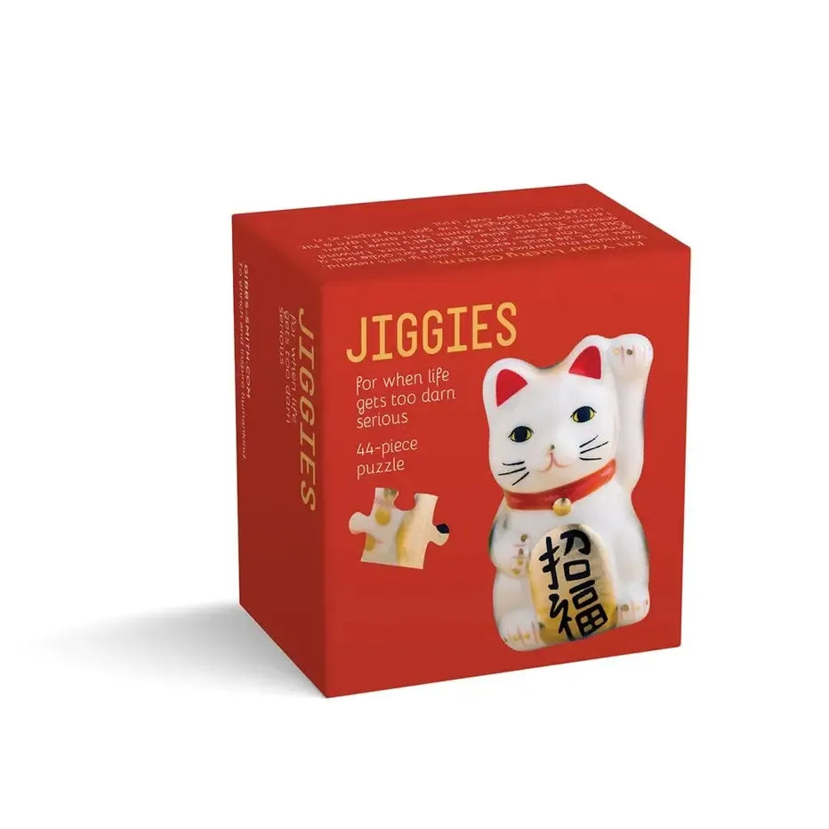Lucky Cat 42 Piece Mini Jigsaw Puzzle Gibbs Smith (ONLINE ORDER ONLY)