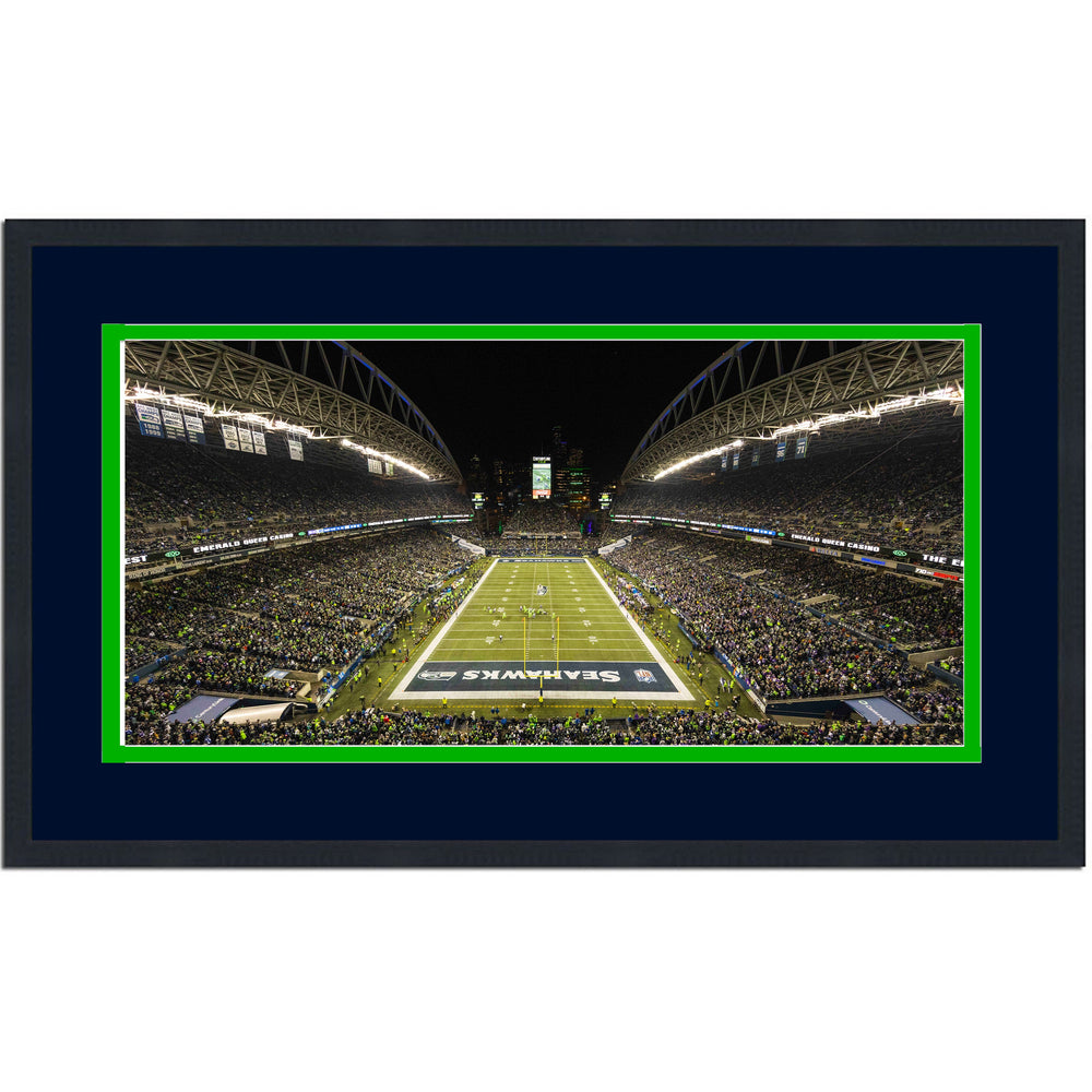 Framed Lumen Field Seattle Seahawks 16x24 Football Photo Professionally Matted (ONLINE ORDER ONLY)