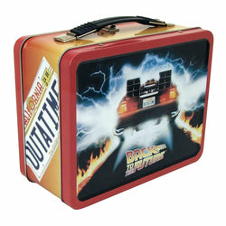 Back to the Future OUTATIME Retro Style Tin Tote / Lunch Box (ONLINE ORDER ONLY)