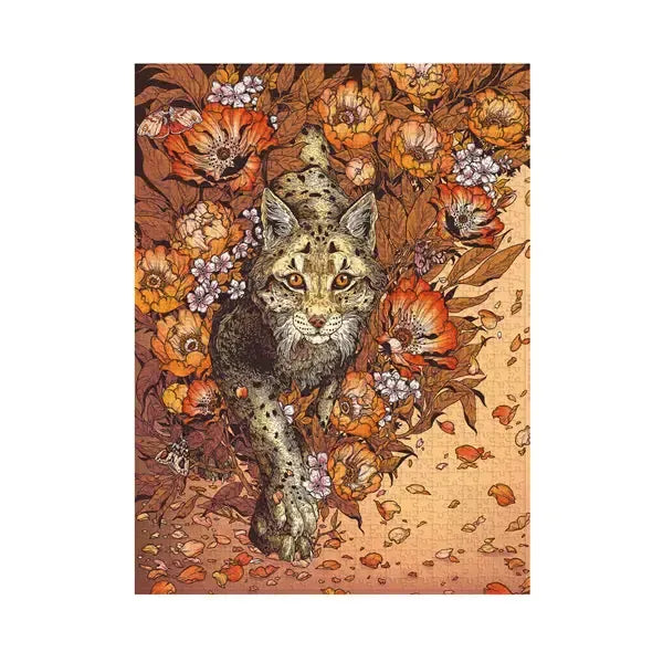 Lynx Rising 500 Piece Jigsaw Puzzle Paperblanks (ONLINE ORDER ONLY)