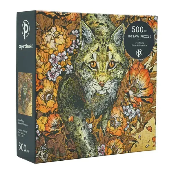Lynx Rising 500 Piece Jigsaw Puzzle Paperblanks (ONLINE ORDER ONLY)