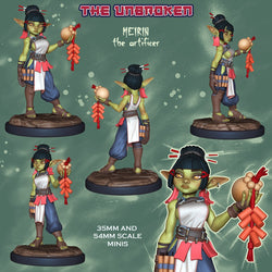 Meirin the Artificer – Goblin Artificer – Resin Tabletop Miniature (ONLINE ORDER ONLY)