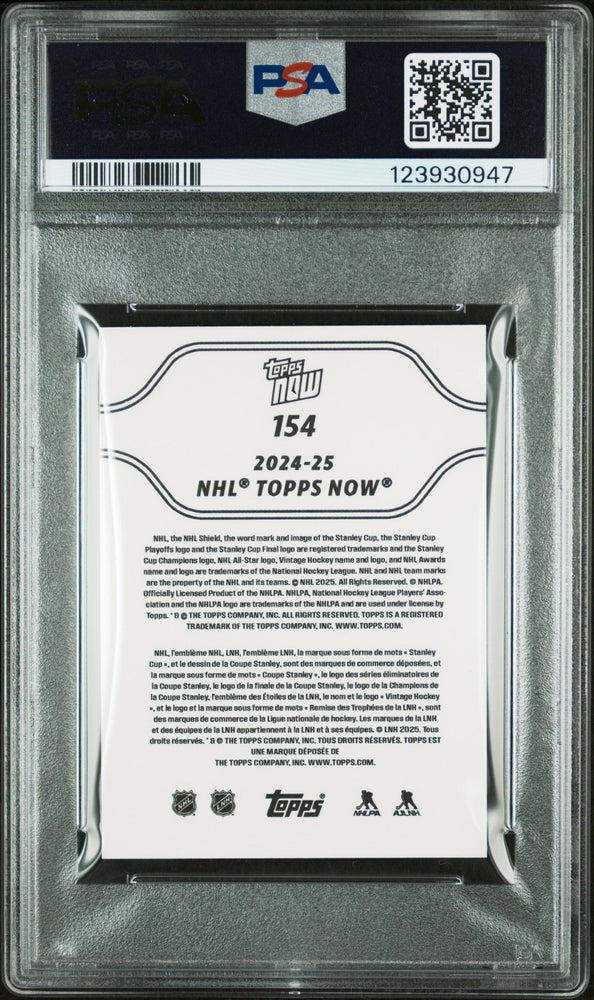 Graded 2024 Topps Now Alex Ovechkin #154 Stickers Hockey Card PSA 10 Gem Mint