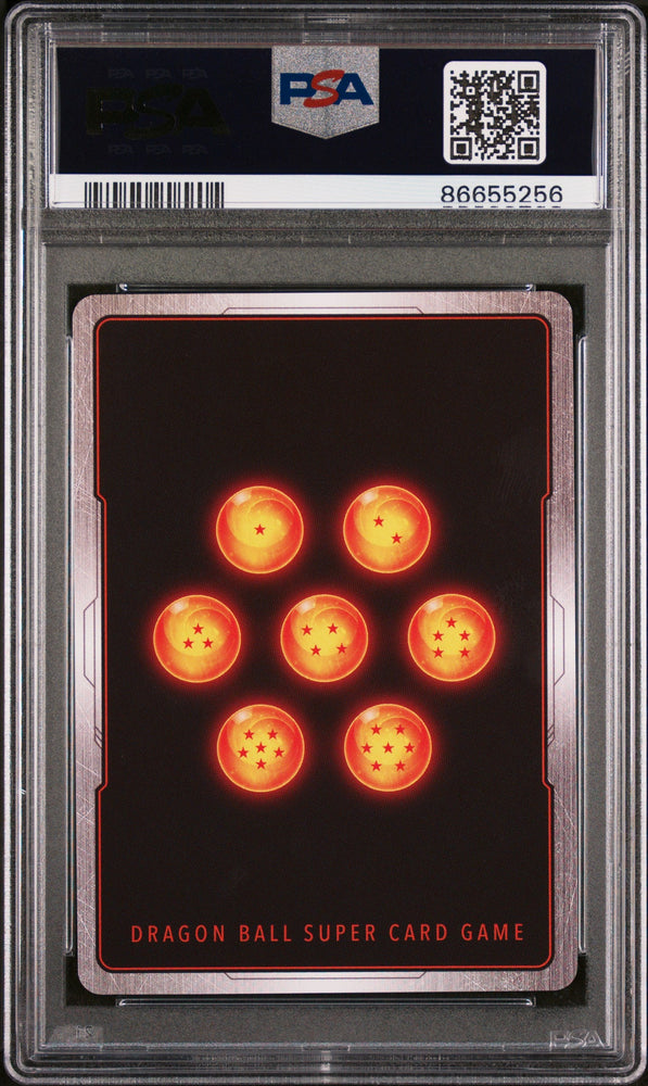 2022 DRAGON BALL SUPER REALM OF THE GODS 7 SSG GOKU, DVN RSTRNT #P-362 - PSA 10 (Online Order Only)