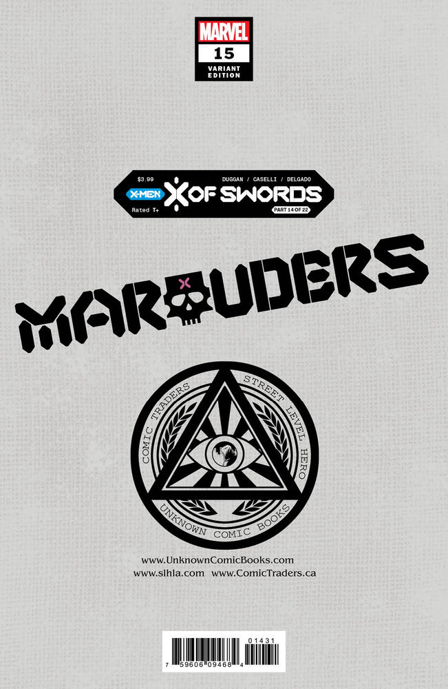 Marauders #15 Unknown Comic Dave Rapoza Exclusive Virgin Var Xos (11/11/2020) (Online Only)