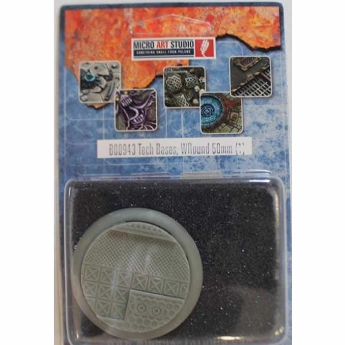 MCAB00943 Tech Bases Round 50mm (1) Micro Art Studio (ONLINE ORDER ONLY)