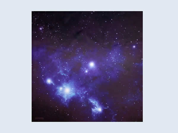 MCAX00007 Blue Space Game Mat 36X36 Micro Art Studio