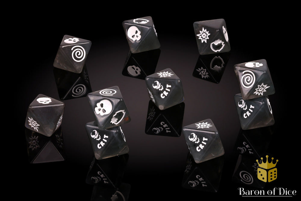 Dark Symbiote D8 Dice Set (ONLINE ORDER ONLY)